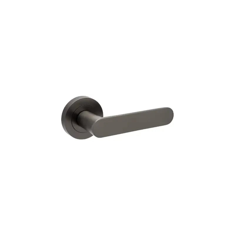 Zanda Graphite Nickel Duke Lever On Round Rose