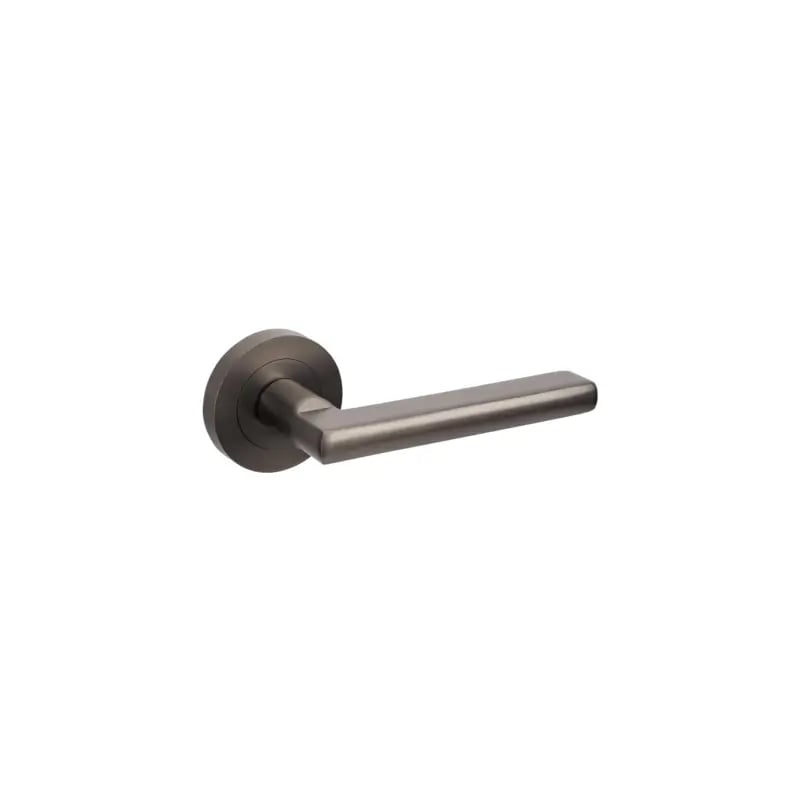 Zanda Graphite Nickel Epic Lever On Round Rose