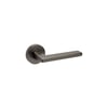 Zanda Graphite Nickel Vector Lever On Round Rose