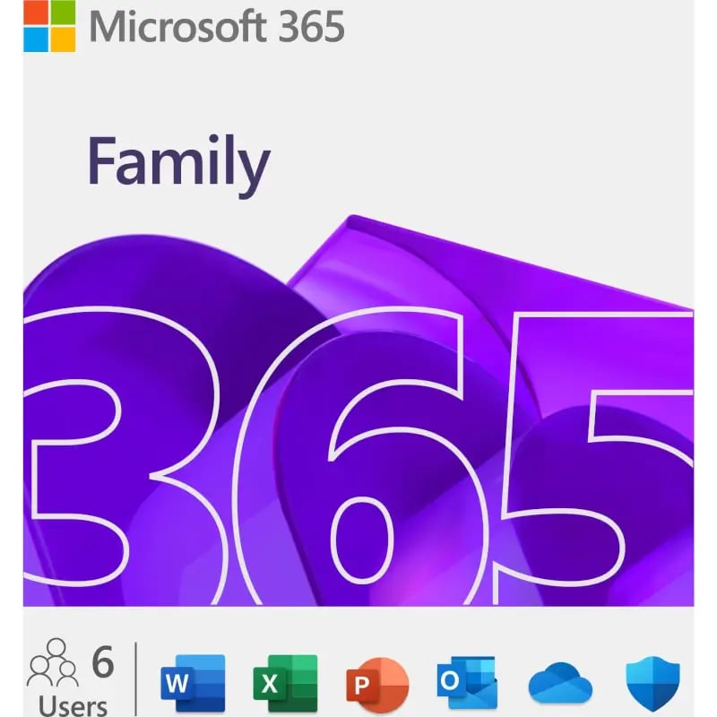 Microsoft 365 Family ESD, 1 Year Subscription