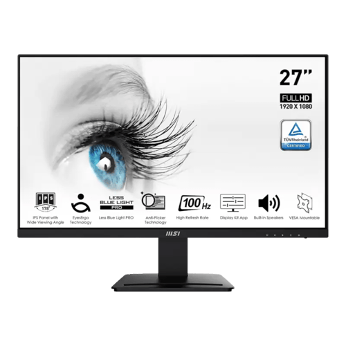 MSI PRO MP Series 27inch 100Hz FHD IPS Monitor