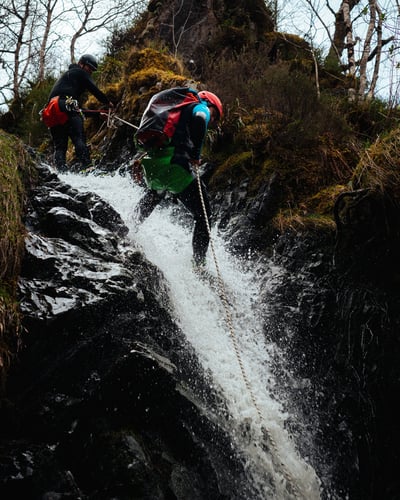 Find the perfect gift experience: Canyoning in Scotland
