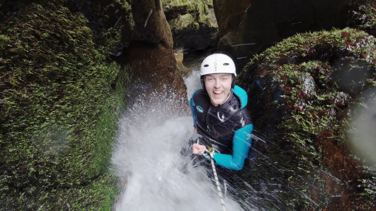 Experience the thrill of canyoning in Scotland's stunning natural landscapes with our small-group tours. Led by experienced guides, you'll explore waterfalls, gorges, and rapids in a safe and fun environment.