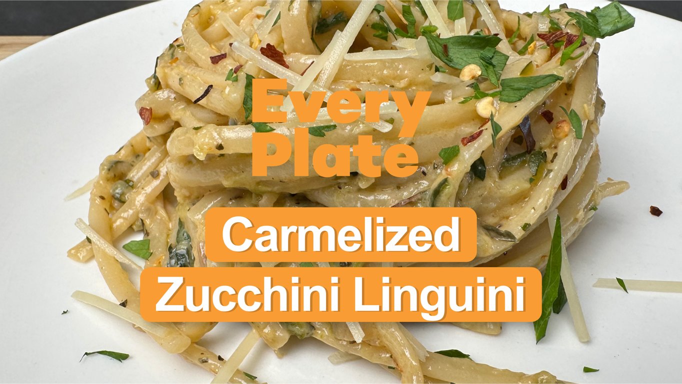 Image of Caramelized Zucchini Linguine