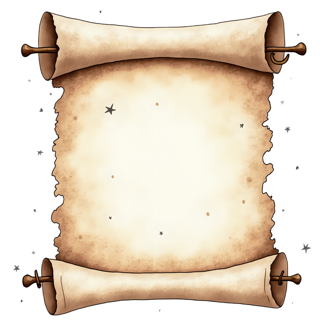 Free transparent PNG: Scroll with Star Pattern  Free Downloadable PNG Clipart