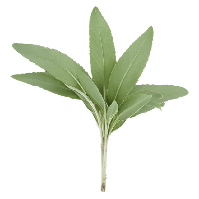 Free transparent PNG: Sage Herb PNG with Transparent Background for Herbal and Nature Imagery