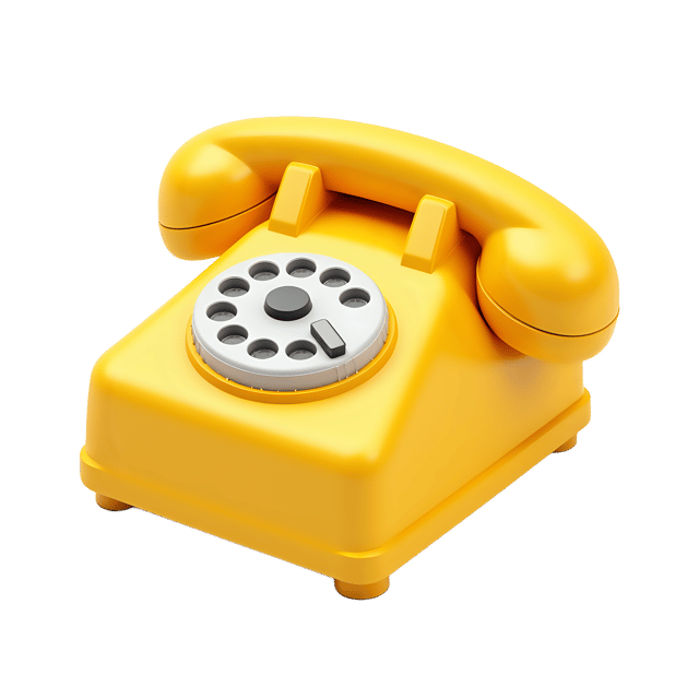 Free transparent PNG: Yellow Phone  Modern Design Clipart, free transparent png download