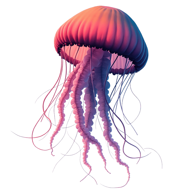 Free transparent PNG: Jellyfish PNG Clipart  Perfect for Underwater Themes and Educational Use