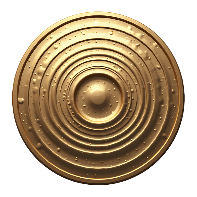 Free transparent PNG: Boho Metallic Disc  Unique Art Clipart, free download png