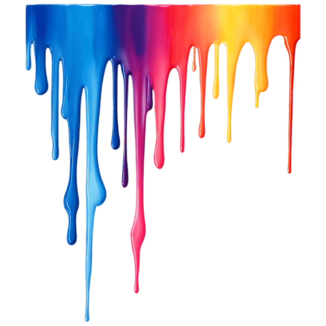 Free transparent PNG: Whimsical Drip Pattern PNG on Transparent Canvas for Artistic Projects