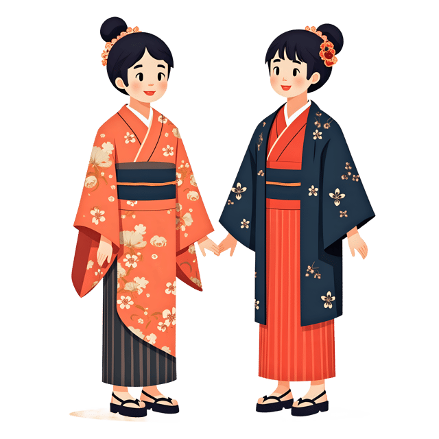 Free transparent PNG: Traditional Japanese Kimono Festival Outfits PNG Transparent Background