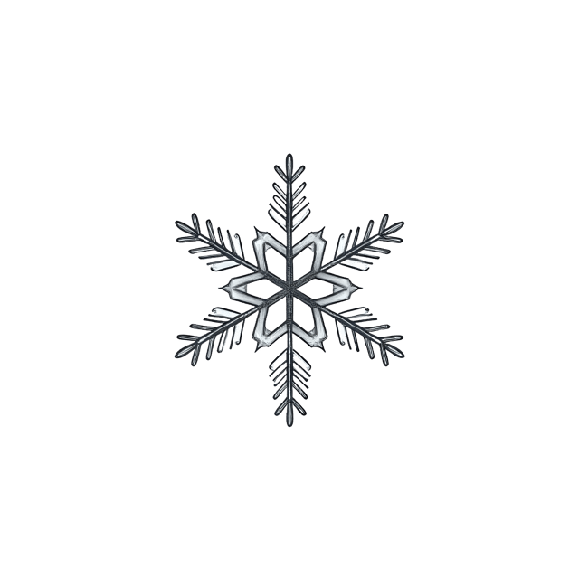 Free transparent PNG: Modern Snowflake PNG  Elegant Winter Decor  Clipart for Creative Projects