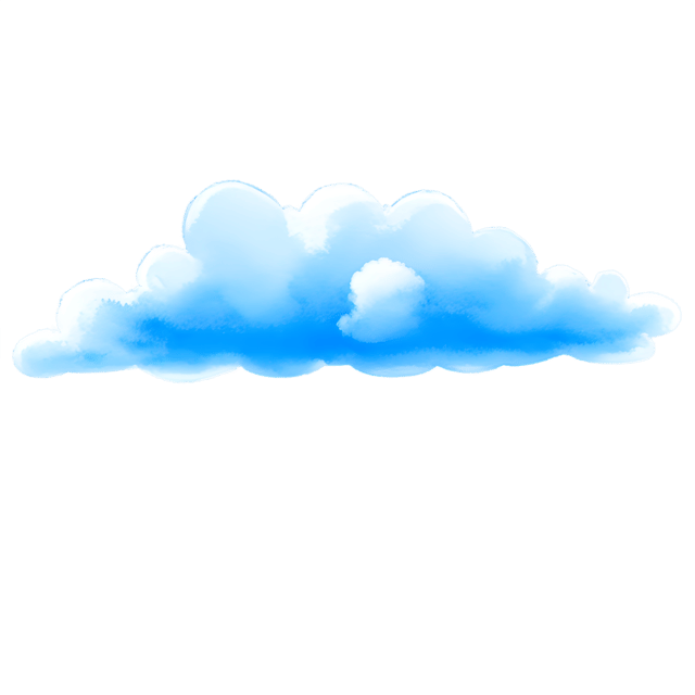 Free transparent PNG: Vivid Blue Sky with Soft White Clouds PNG Background for Art and Design