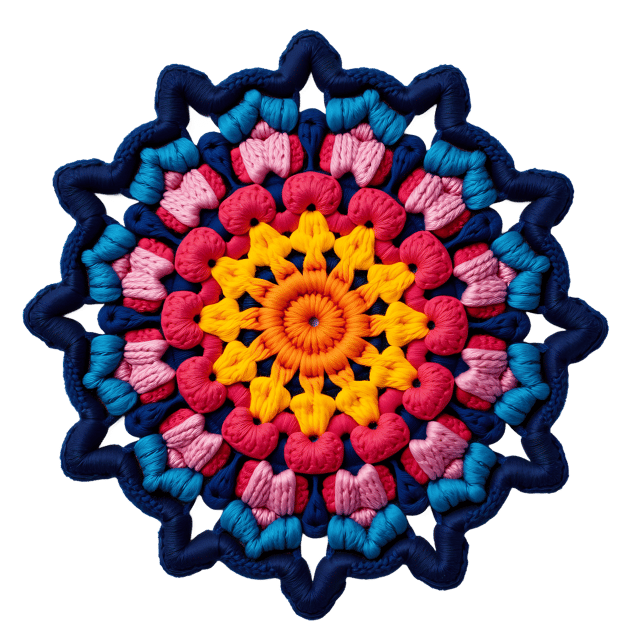 Free transparent PNG: Crocheted Galaxy Cluster Art for Home Decor and Crafting