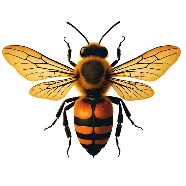 Free transparent PNG: Bee PNG Clipart  Perfect for Nature Projects, Education  Decor