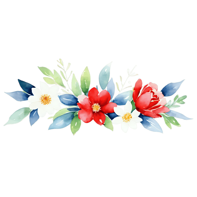 Free transparent PNG: Watercolor Garden Bloom Ornament – Transparent PNG Illustration