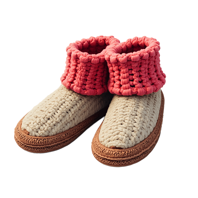 Free transparent PNG: Knitted Slippers PNG Clipart  Perfect for Winter Crafts  Home Decor