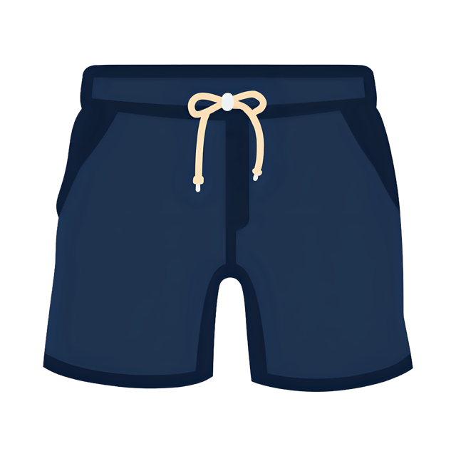 Free transparent PNG: Navy Blue Shorts PNG Transparent Background Summer Fashion