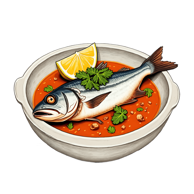 Free transparent PNG: Fish Soup with Lemon Wedge  Recipe Clipart, free downloadable png