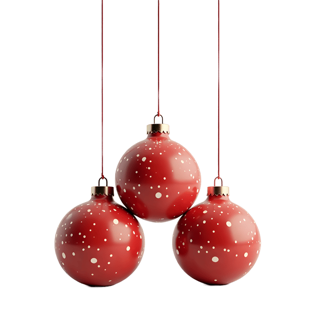 Free transparent PNG: Christmas Ornaments Vector Design for Holiday Decor and Crafting