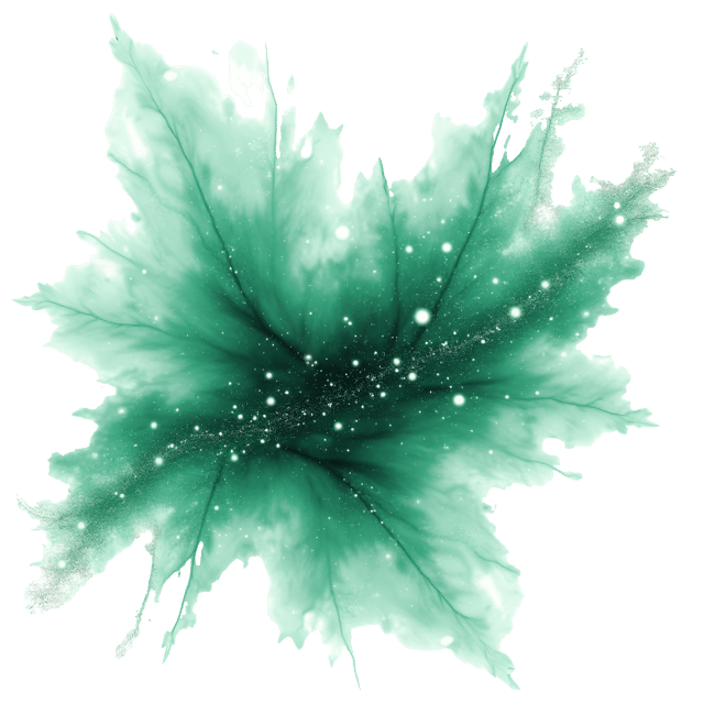 Free transparent PNG: Emerald Green and Silver Sparkle Fluid Motion Illustration in PNG Format
