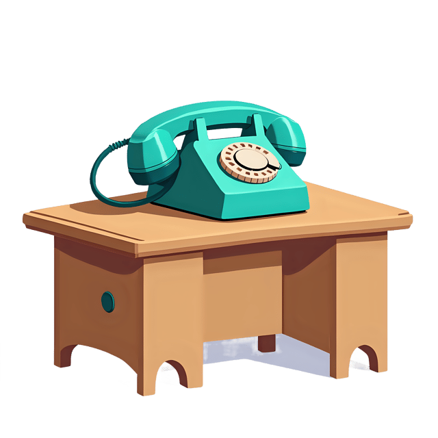 Free transparent PNG: Teal Rotary Phone  Classic Desk Clipart, free downloadable png