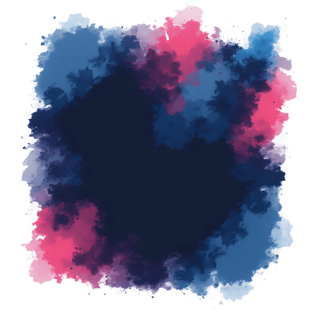 Free transparent PNG: Abstract Canvas with Luminous Neon Accents for Modern Art and Design