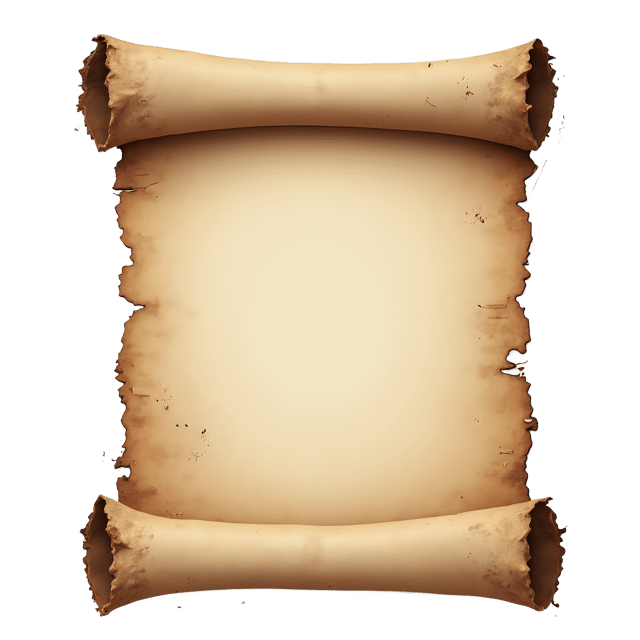 Free transparent PNG: Scroll with Ink Marks and Old Text  Historical Clipart, free transparent png download