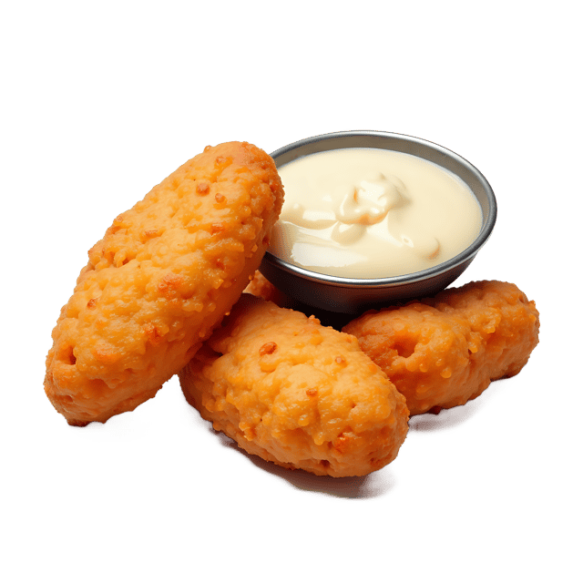 Free transparent PNG: Mini Chicken Nugget with Dipping Sauce Transparent PNG