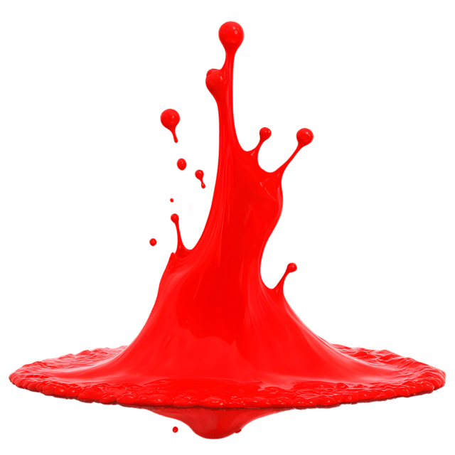 Free transparent PNG: Crimson Color Splash Transparent PNG for Design and Decor