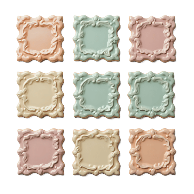 Free transparent PNG: Pastel Ceramic Tesserae PNG Clipart  Ideal for Crafts  Decor