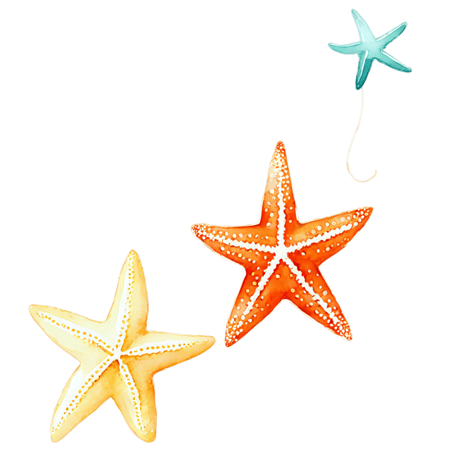 Free transparent PNG: Starfish Watercolor Illustration Transparent PNG – Gentle Clipart for Designers & Creators