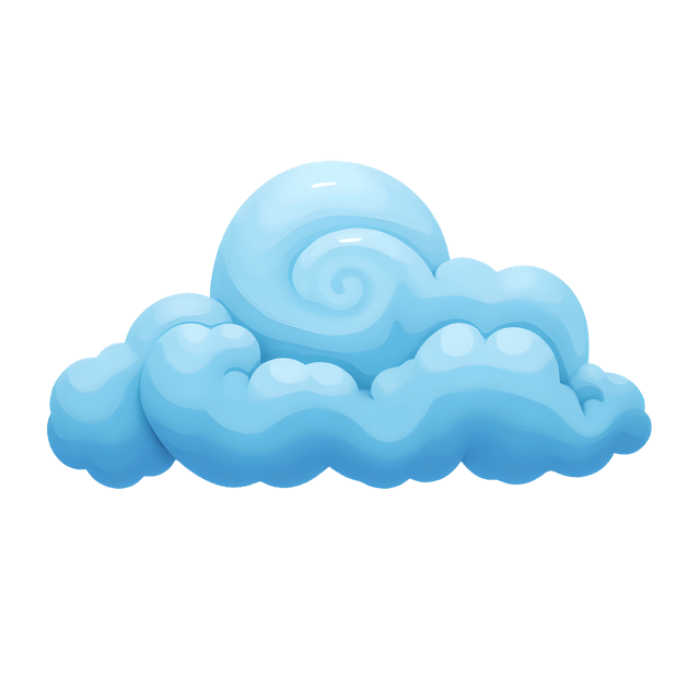 Free transparent PNG: Cloud Cameo  Light Blue Swirl Art, Free PNG Download