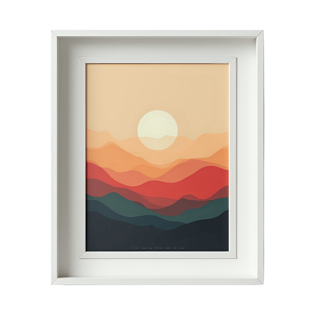 Free transparent PNG: White Frame PNG  Modern Art for Decor  Crafting