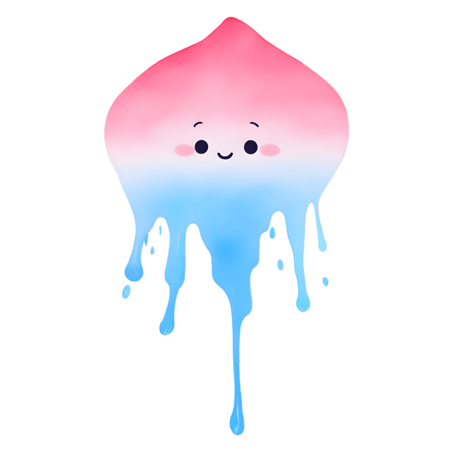 Free transparent PNG: Abstract Watercolor Drip Art with Transparent Background for Creative Design