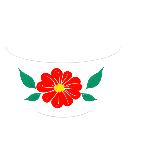 Free transparent PNG: Floral Teacup PNG with Transparent Background for Elegant Floral Design
