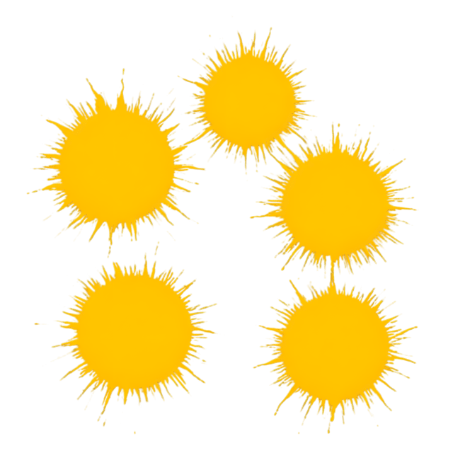 Free transparent PNG: Golden Color Splash PNG with Transparent Background for Modern Design