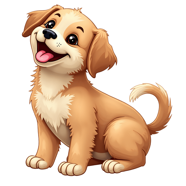 Free transparent PNG: Playful Puppy PNG with Transparent Background for Art and Crafts
