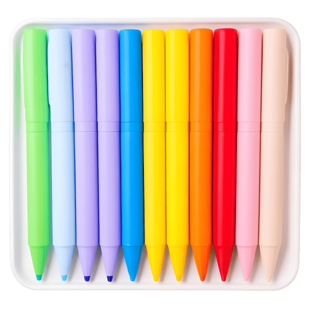 Free transparent PNG: Metallic Colored Pens Set on Transparent Background PNG Image for Creative Design Projects