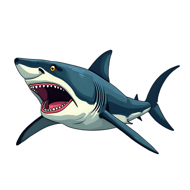 Free transparent PNG: Shark PNG Clipart  Ideal for Marine Life Projects  Educational Content
