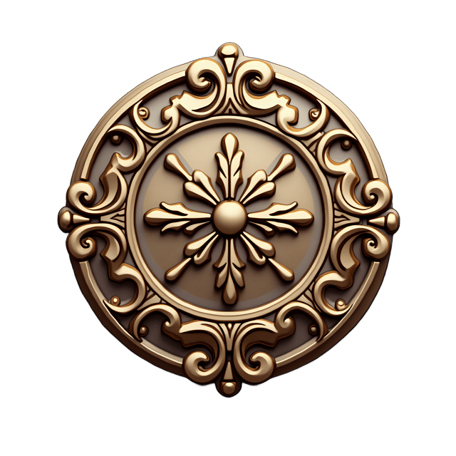 Free transparent PNG: Coat Button with Ornate Design  Free Elegant PNG Download