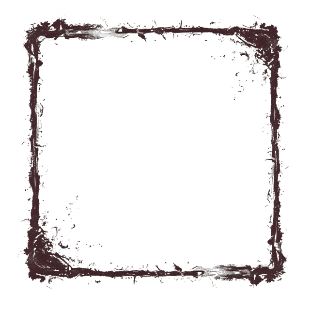 Free transparent PNG: Rustic Stamp Frame  Handmade Art PNG, free download with paint speckle edge