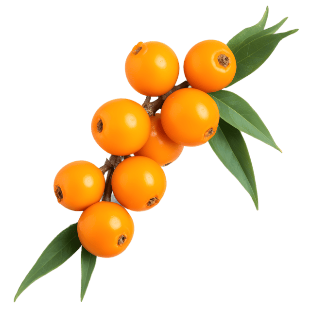 Free transparent PNG: Sea Buckthorn Berry Transparent PNG for Nature and Health Imagery