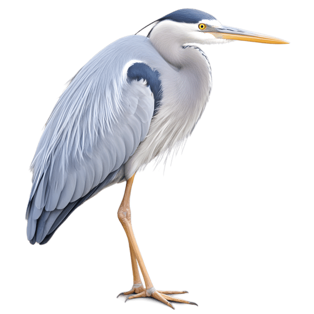 Free transparent PNG: Heron Bird Transparent Background PNG Vector Art for Clipart and Craft Projects