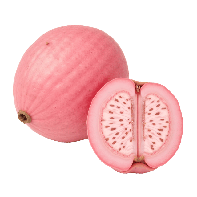Free transparent PNG: Pink Guava with Soft Exterior Clipart Illustration