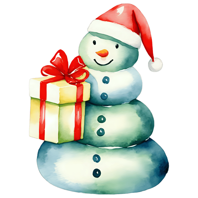 Free transparent PNG: Christmas Watercolor Illustration – Transparent PNG for Festive Clipart & Crafts