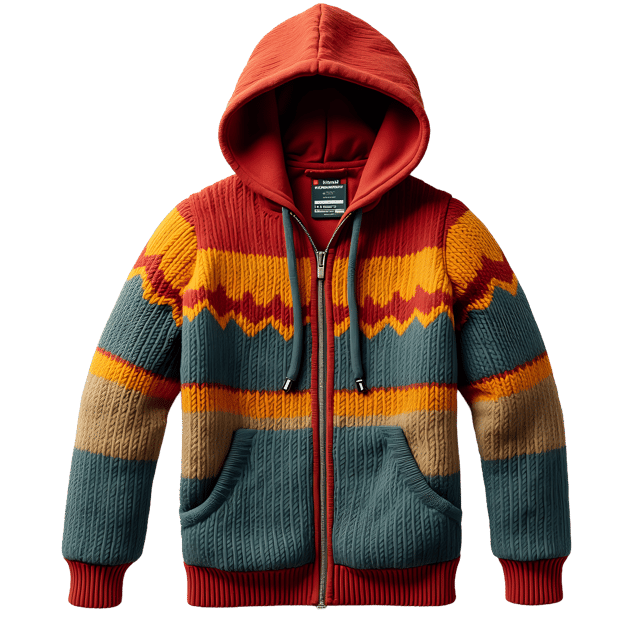 Free transparent PNG: Knitted Hoodie PNG Clipart  Perfect for Fashion Designs  Crafts