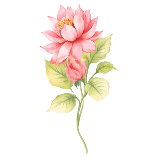 Free transparent PNG: Floral Brooch PNG with Transparent Background for Crafts and Design