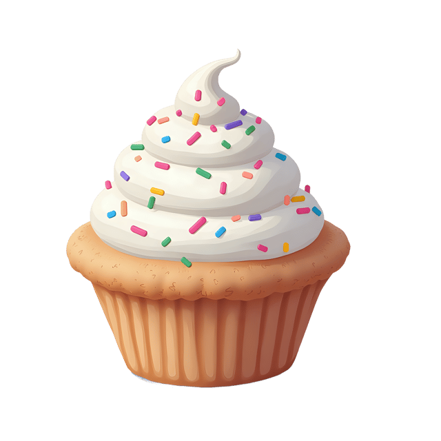 Free transparent PNG: Whipped Cream Topping with Pastel Sprinkles  Dessert Clipart, free download png