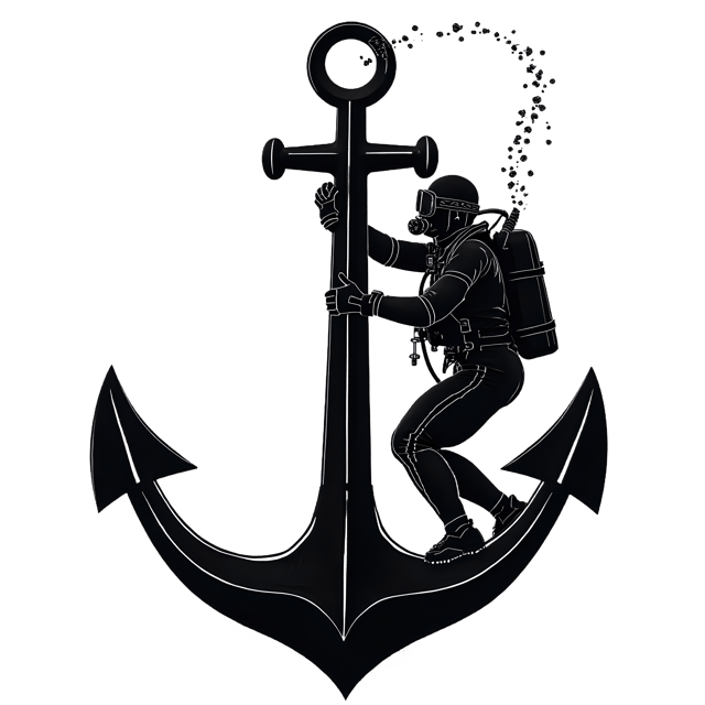 Free transparent PNG: Scuba Diver Lighting Up Anchor  Underwater Adventure PNG, Free Download